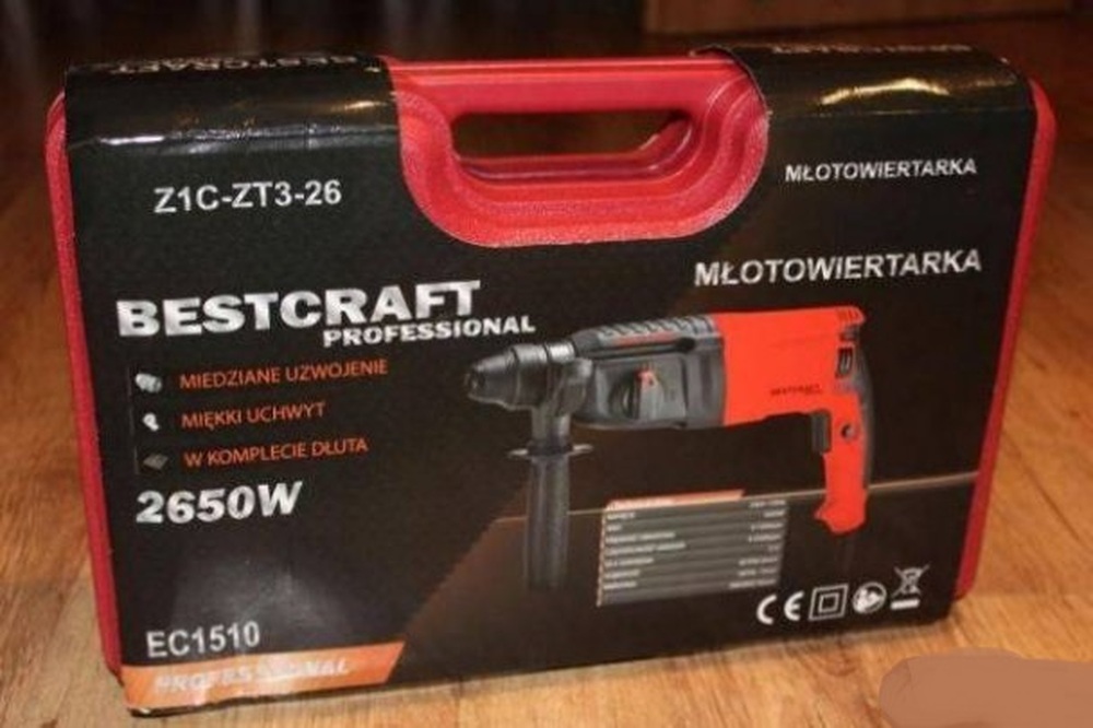 Új Bestcraft ec1510 sds plus fúró- ütvefúró-vésőkalapács 2, 6J eladó