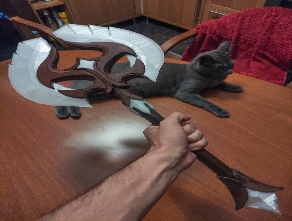 Skyrim Glass axe // egyéb 3D nyomtatott termékek