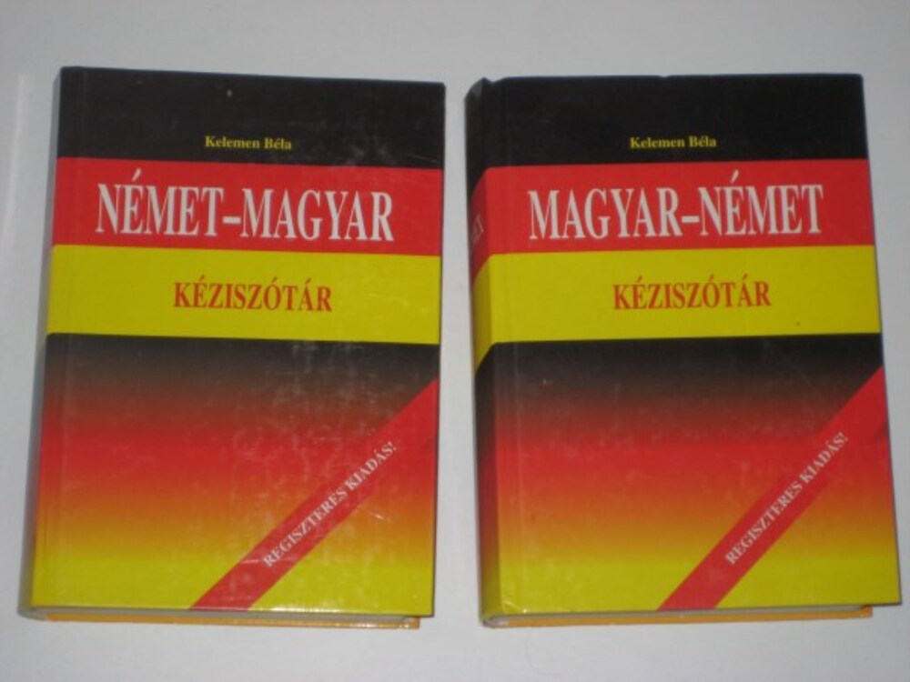 Magyar-német kéziszótár, Német-magyar kéziszótár