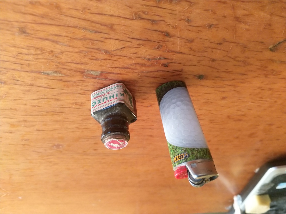 régi kihúzótus tintás üvegecske