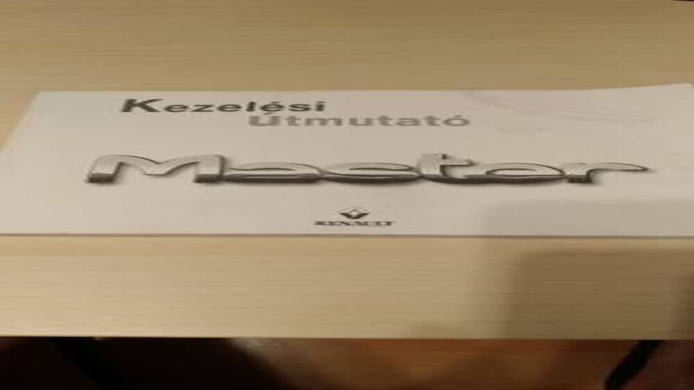 Renault Master kezelési útmutató