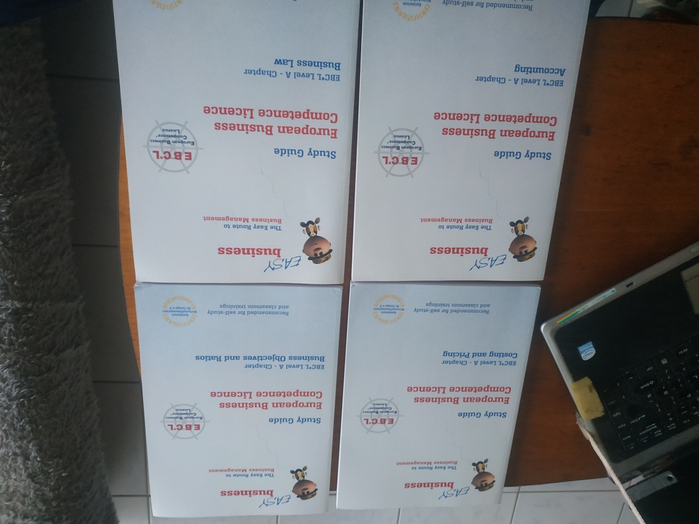 Easy business, European Business Competence Licence könyvek