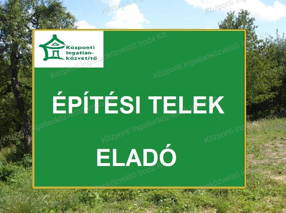 Eladó 5200 m2-es építési telek Tatabányán Bánhidán