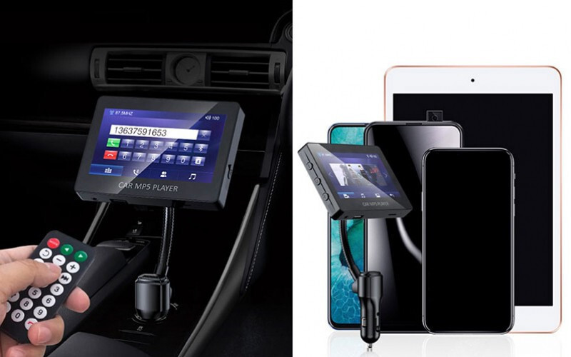 C-TIME Extra gyors autós telefontartó és vezeték nélküli Qi töltő infravörös érzékelővel