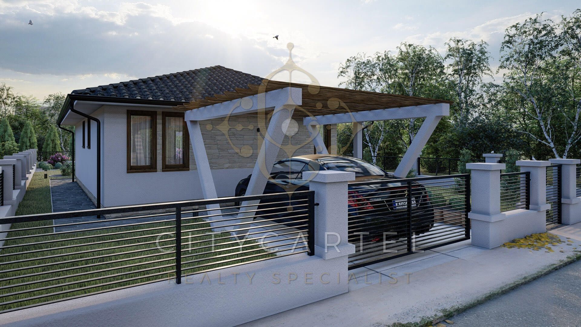 Szombathely mellett 3 szoba + nappalis családi ház eladó
