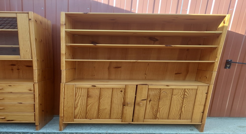 Ikea fenyő tálaló szekrény, polc 477