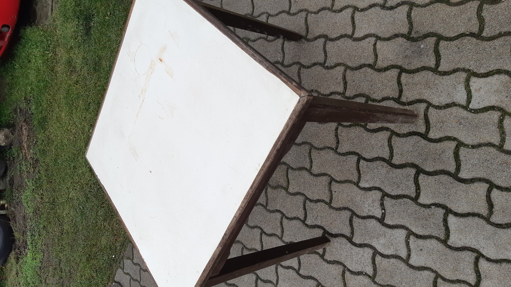 Retro kocka asztal 80x80cm