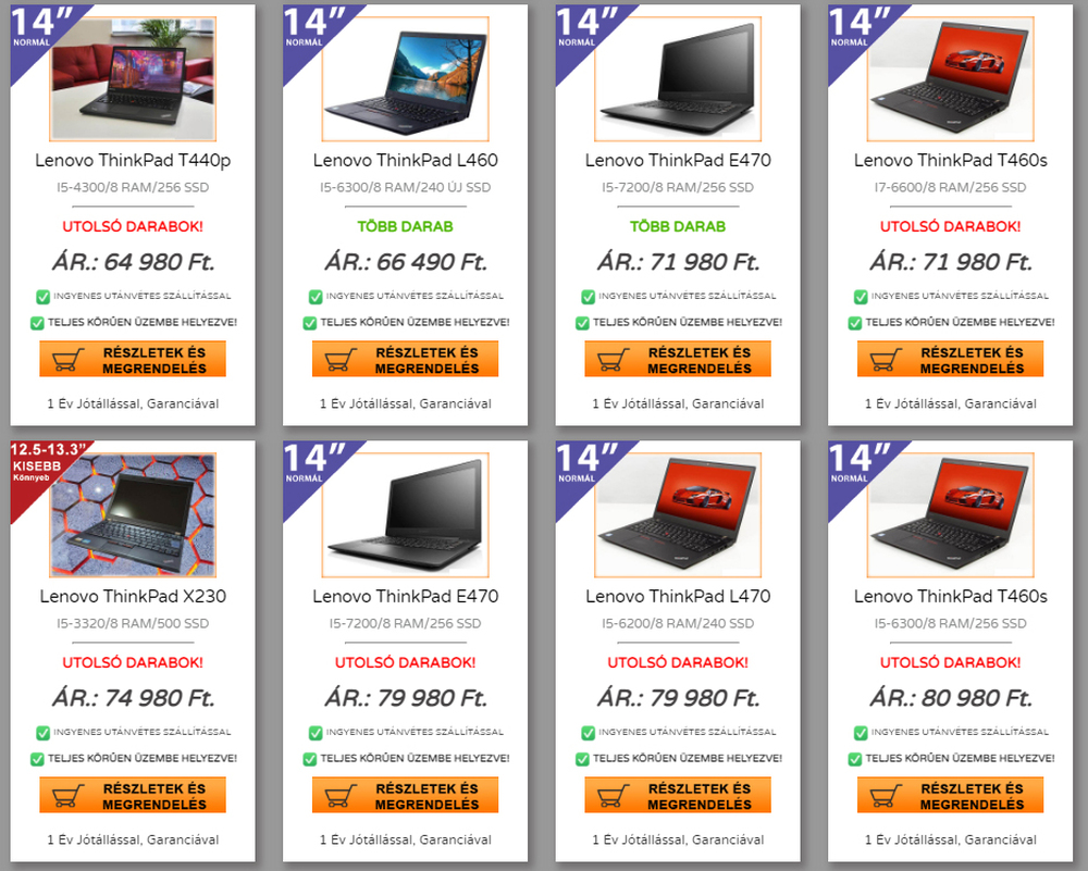 Dr-PC.hu Legolcsóbban: Lenovo ThinkPad E470