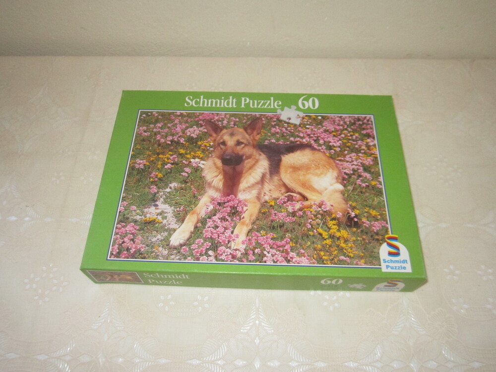 60 db-os németjuhászos puzzle