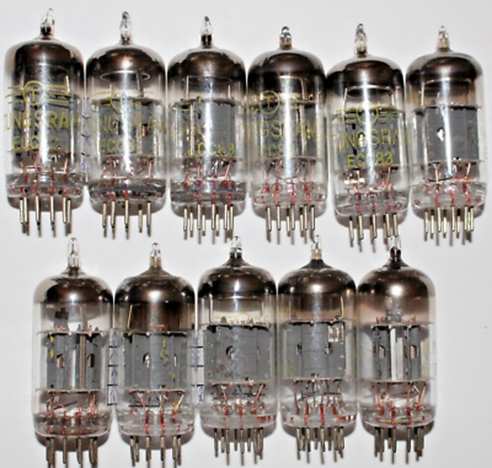 Tungsram ecc83 elektroncsövek,