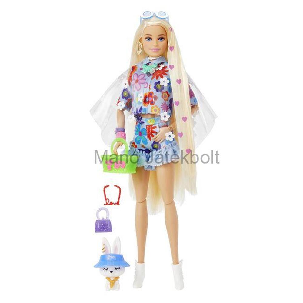 Barbie baba extra virágerő