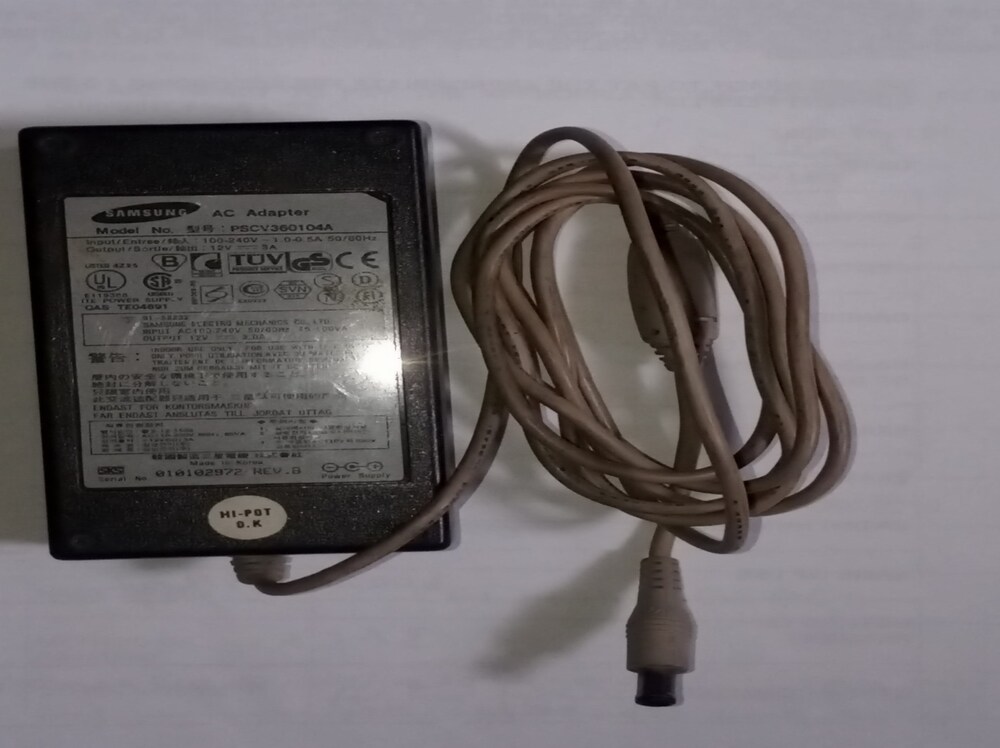Samsung Pscv360104A DC LCD monitor adapter 12V 3A működő