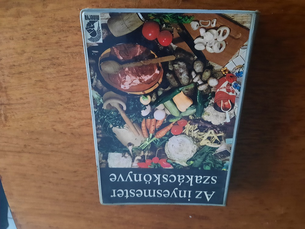 Retro Az inyesmester szakácskönyve 1970