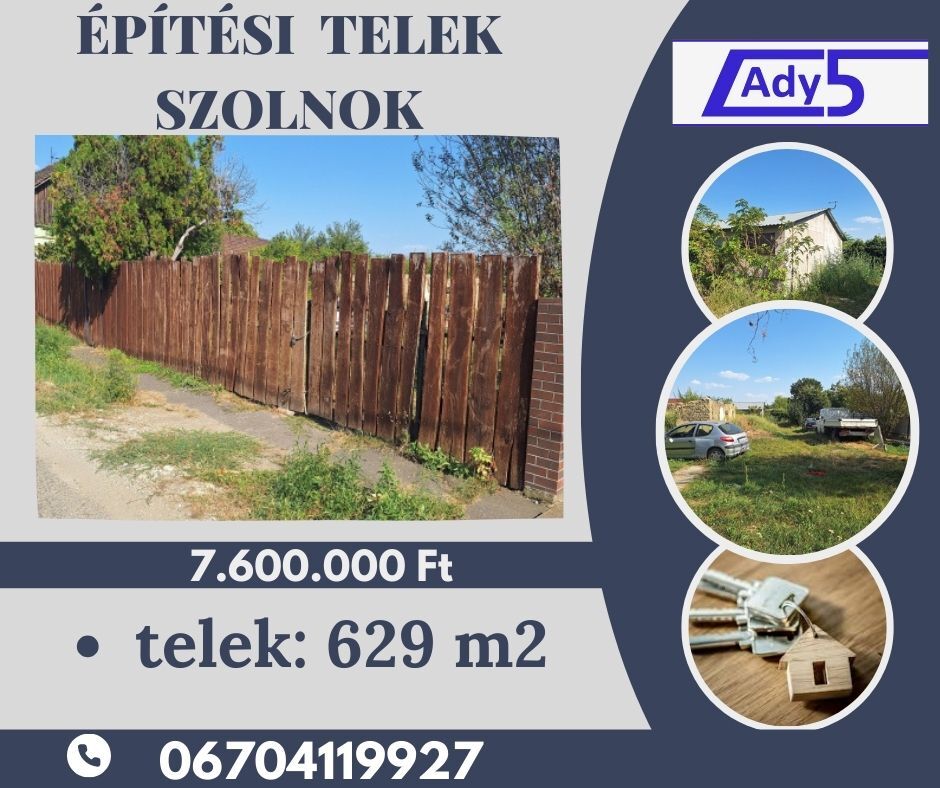 Építési telek eladó