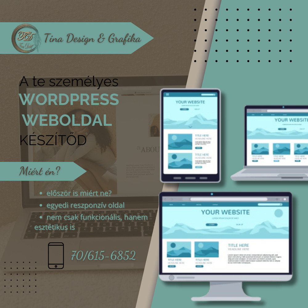Tina Design & Grafika – Teljes körű kreatív megoldások vállalkozásod számára!