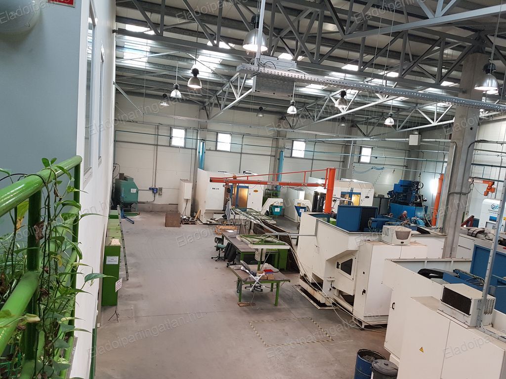 Ipari ingatlan eladó Vecsés Pest megye gyár üzem 2712 m2