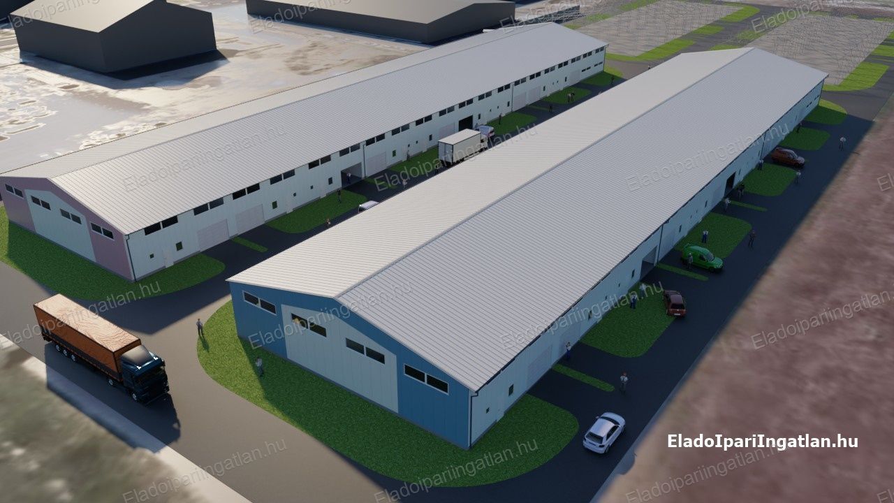 Eladó üzem Nagytarcsa 128 m2-es köztes ipari társasházban