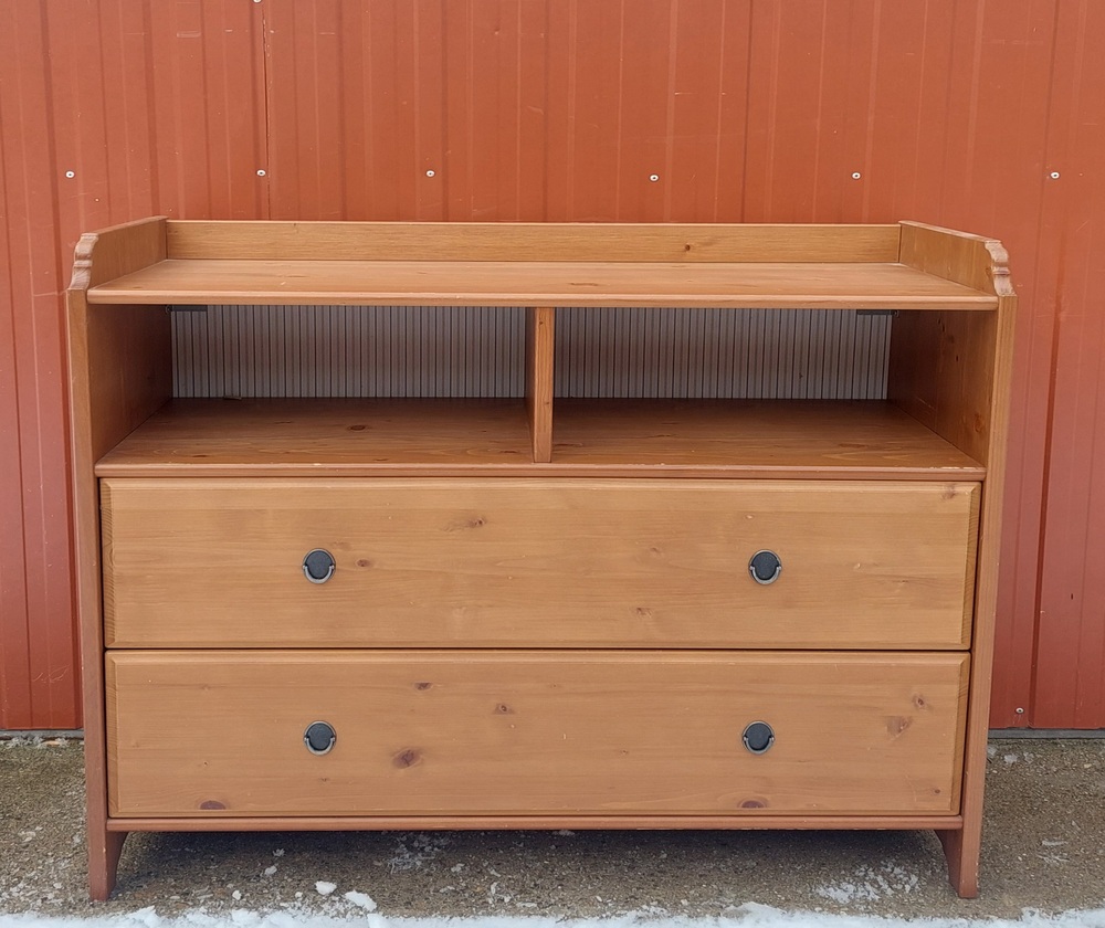 Ikea Leksvik fenyő pelenkázó komód 760