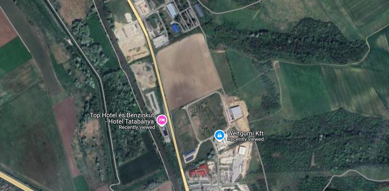 Tatabánya -Vértesszőlős között iparterület eladó
