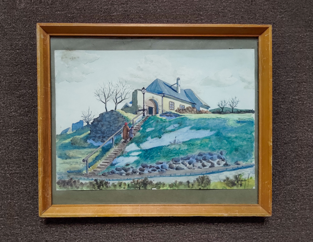 Neogrády jelzésű - akvarell, karton 42,5 X 35 cm