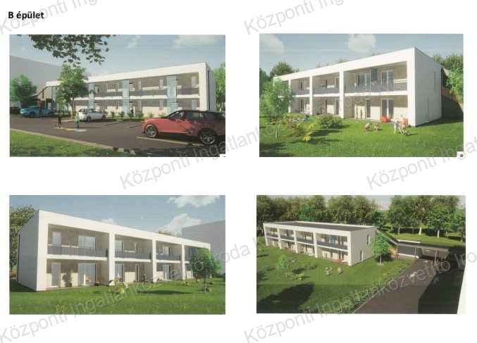 Komáromban, a Gyermekkert lakóparkban kialakításra kerülő társas házakban, 32-54 m2-es lakások leköthetők