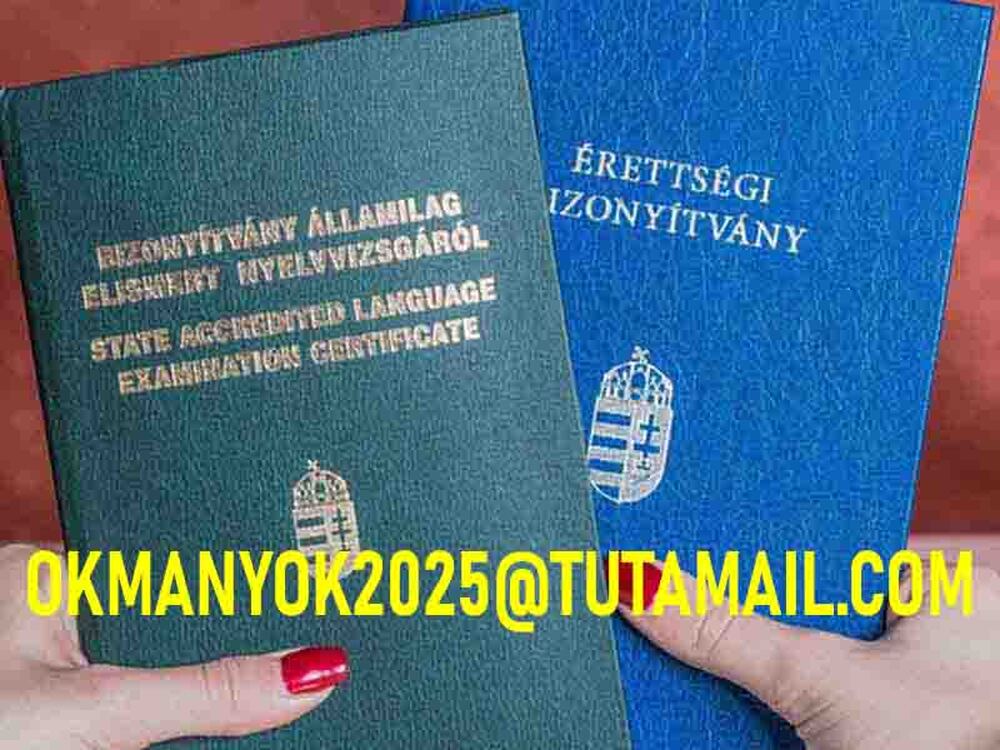 Eladó érettségi, eladó diploma. okmanyok2025@tutamail.com