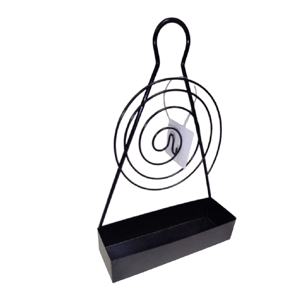 Fém tartó szúnyogriasztó spirálhoz – stabil kültéri használatra (20 cm)