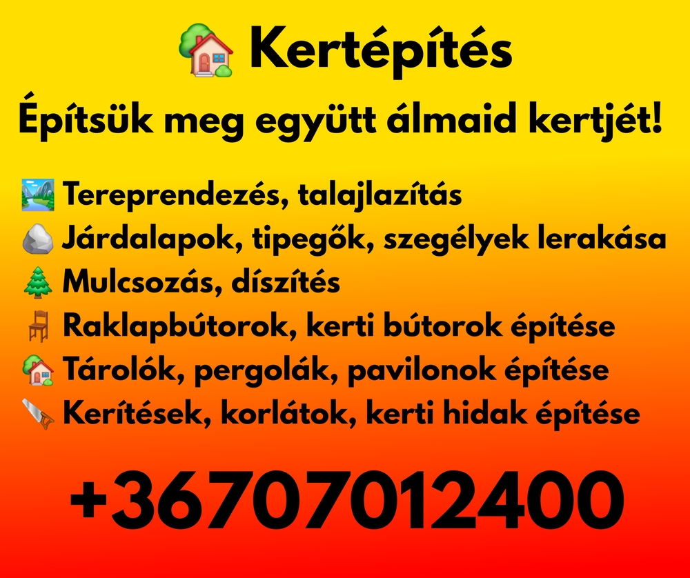 Kertépítés