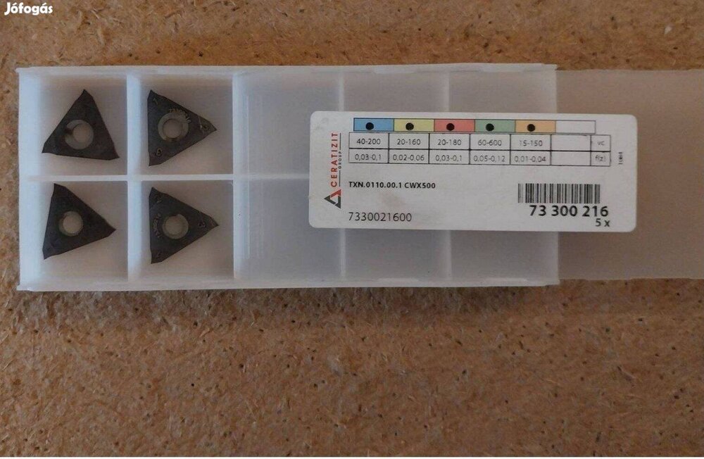 Ceratizit beszúrö lapka 4db eladó.