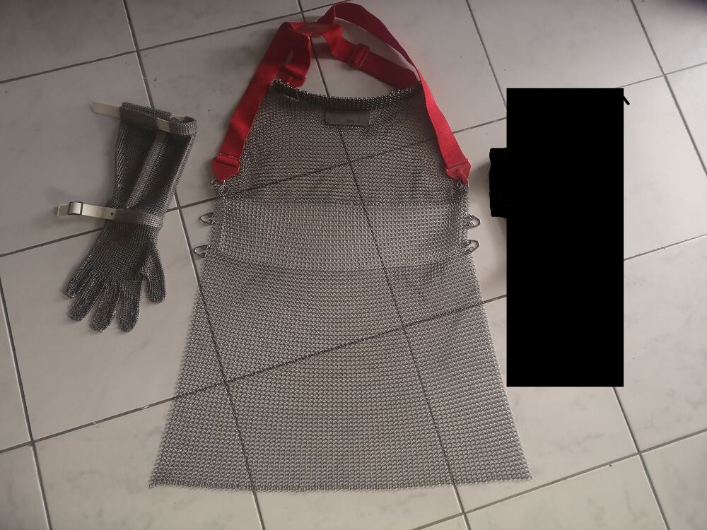 Eurflex lánckötény és kesztyű