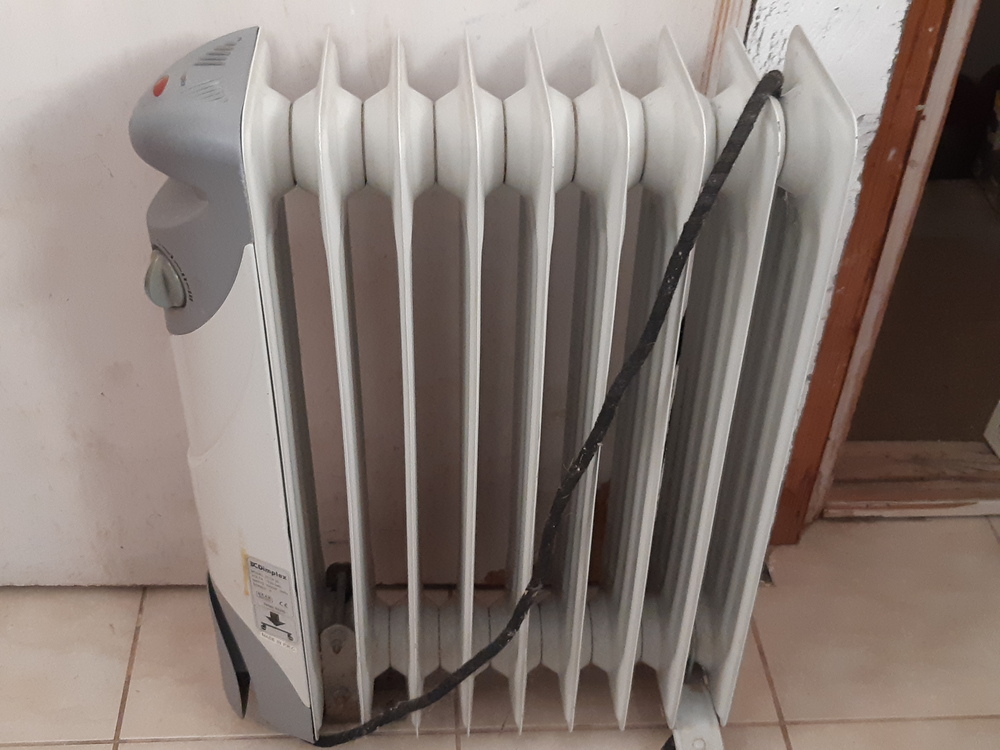 Dimplex DYOF20 olajradiátor 2000W működő