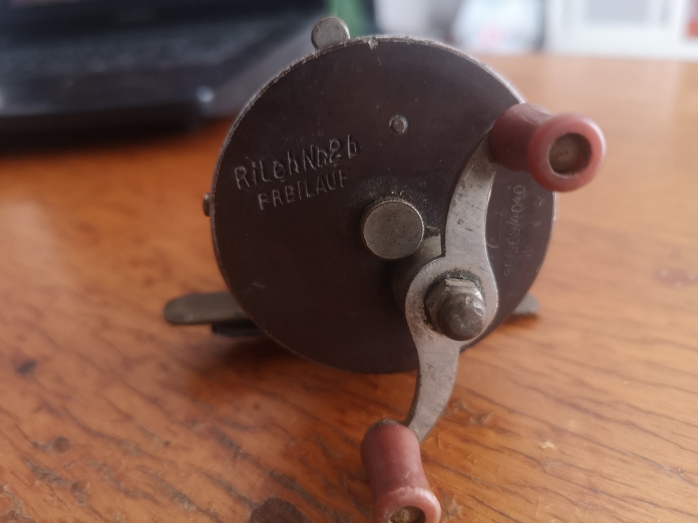 retro német Rileh Nr2 b Freilauf horgászorsó