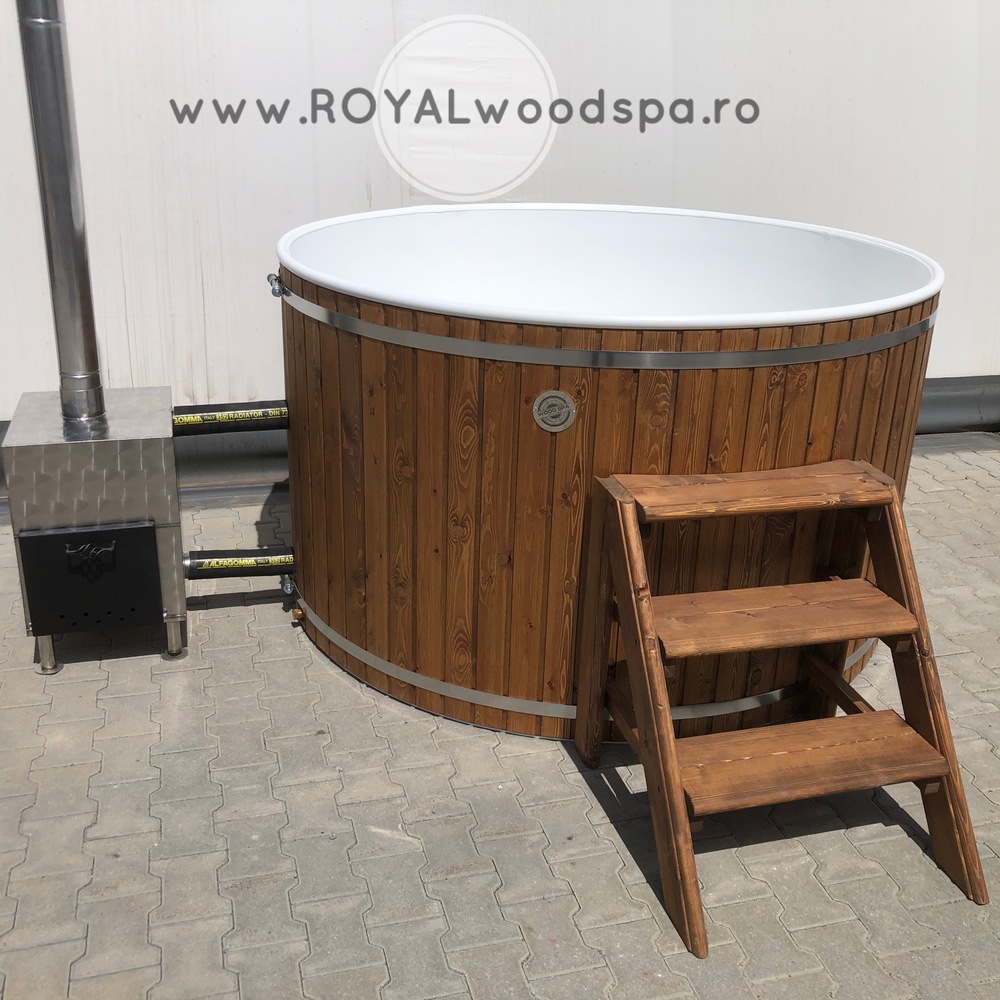 Popular Dézsafürdő, PP betéttel, inox saválló kályhával