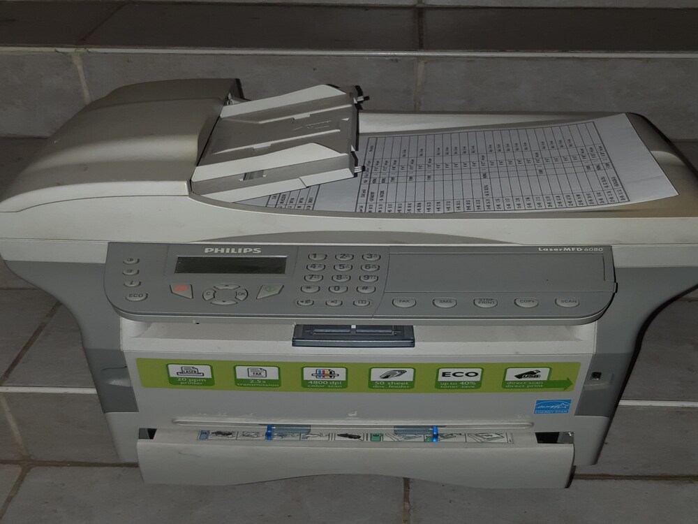 Philips MFD6080 multifunkciós lézernyomtató toner nélkül