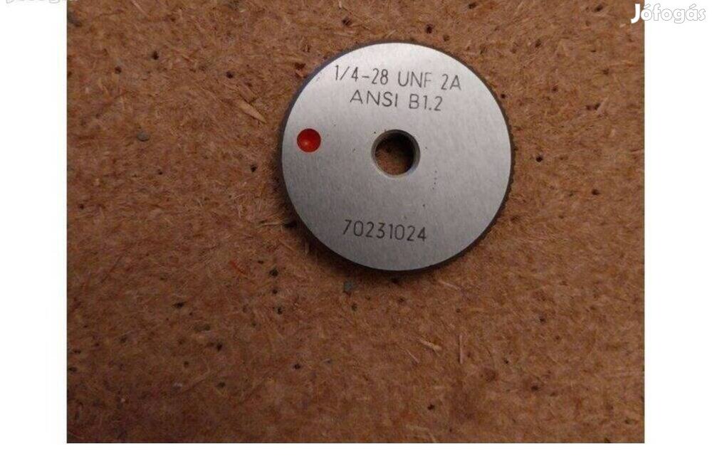 Eladó UNF 1/4"-28 No Go kaliber.