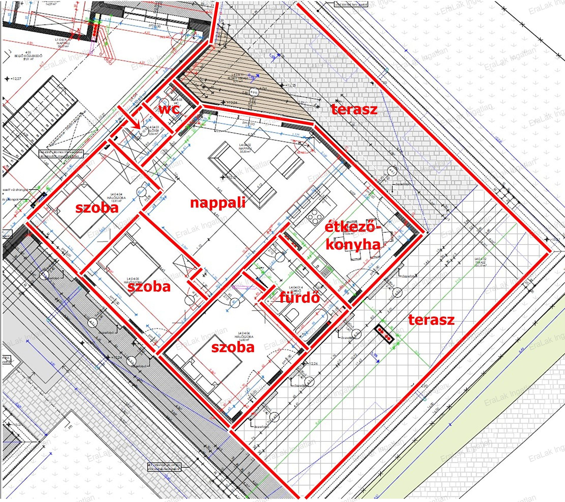 Győr-Marcalváros II. tégla építésű nappali+5hálószobás+ nagy teraszos PENTHOUSE lakás liftes házban eladó!!!