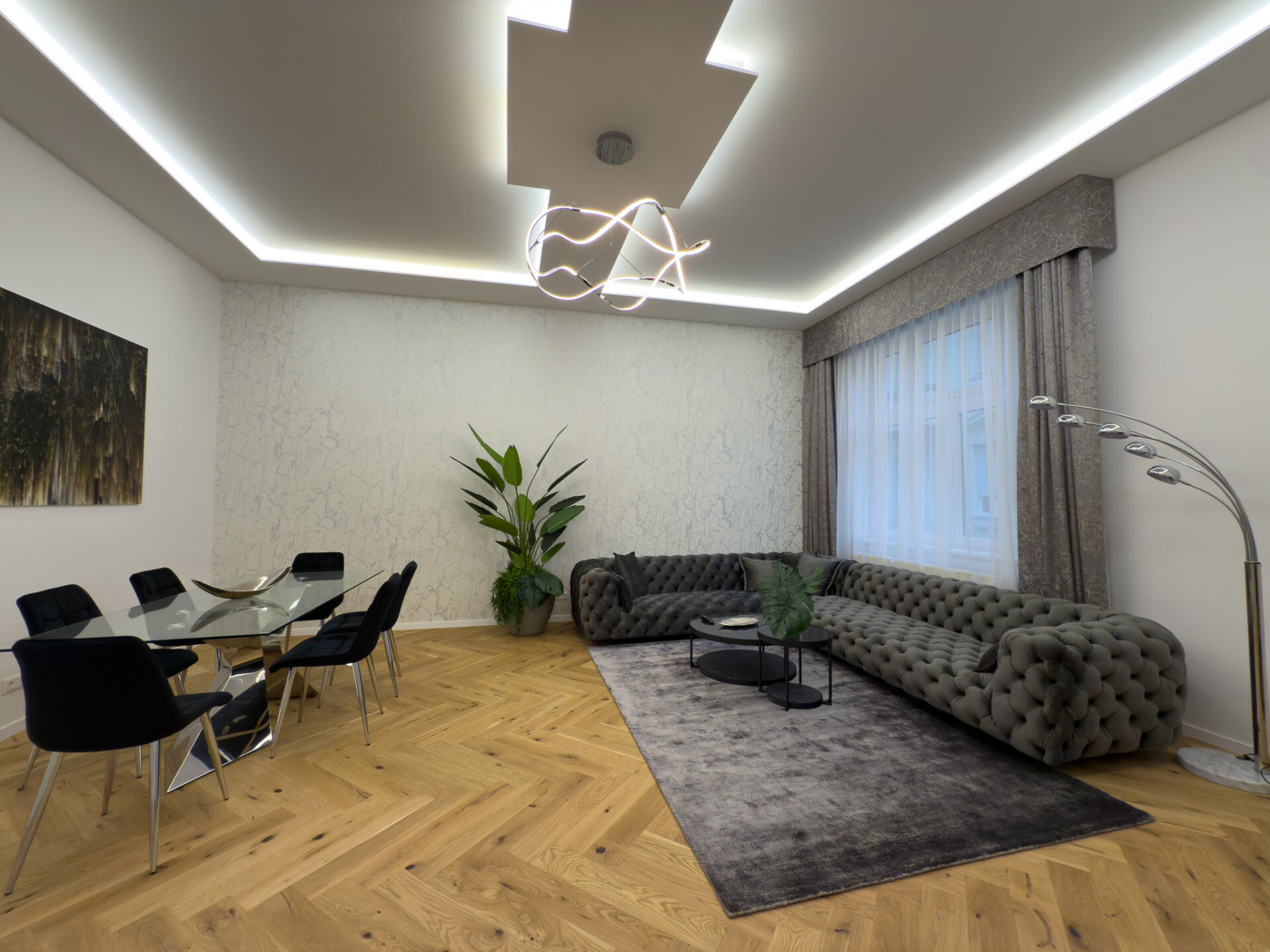 Elegancia és nyugalom a belváros szívében – felújított, 132 m²-es erkélyes lakás az V. kerület legpatinásabb részén