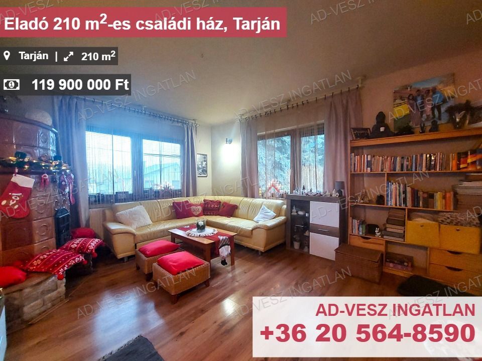 Nem kompromisszum, hanem döntés – prémium, 220m² gondoskodás Tarjánban