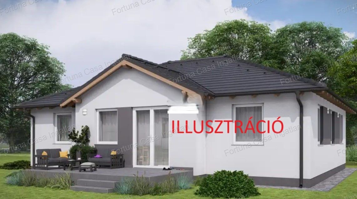 Újépítésű nappali+3 hálószobás ház