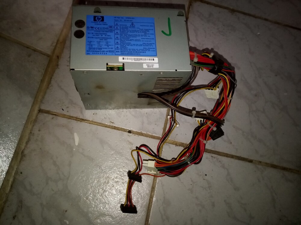 HP PS6361-4HF 365W-os tápegység számítógépbe tesztelt, működő