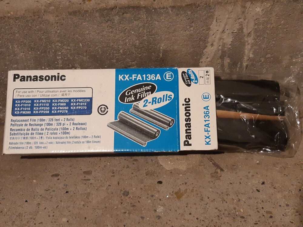 Panasonic Kx-Fa136A faxfólia filmtekercs 2db eredeti