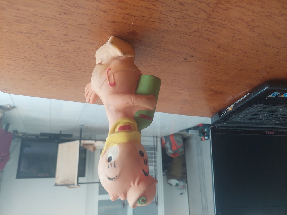 retro Trafikáru DISNEY DONALD DUCK Donald kacsa sipolós gumi játék