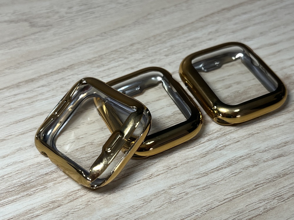 Apple Watch arany színű szilikon védőtok