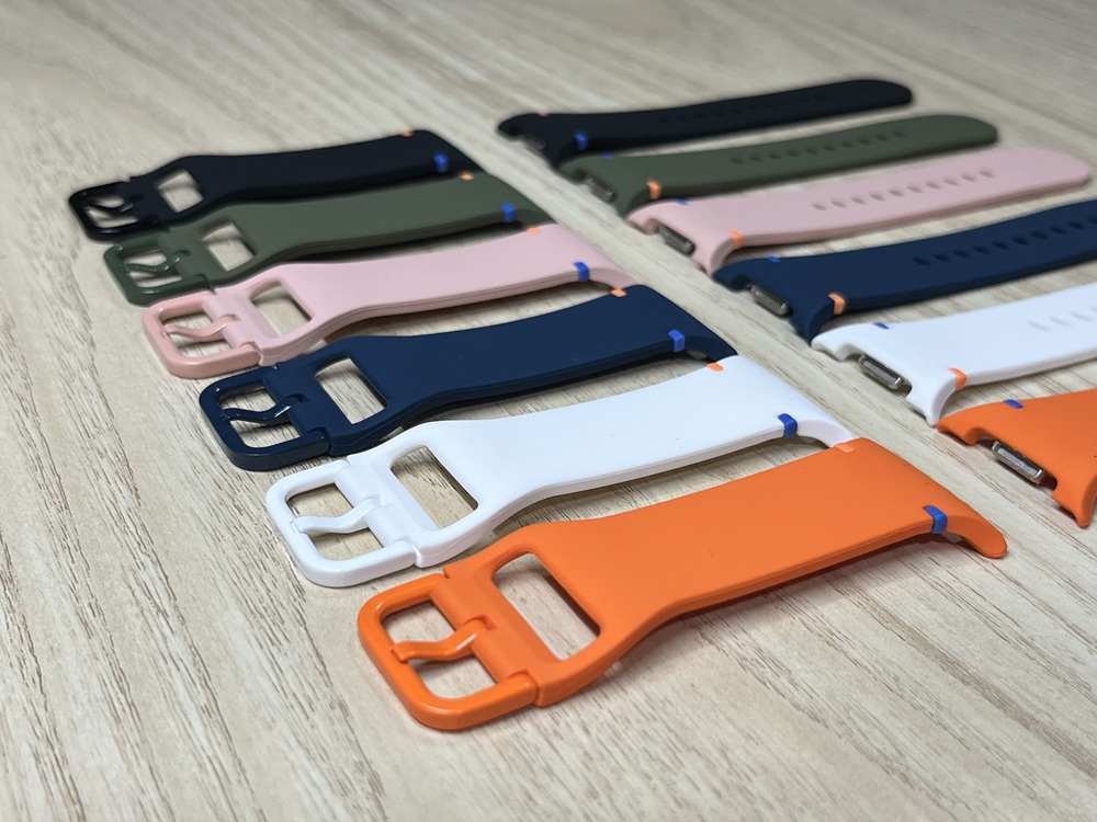 Samsung Galaxy Watch 8 színes szilikon óraszíj