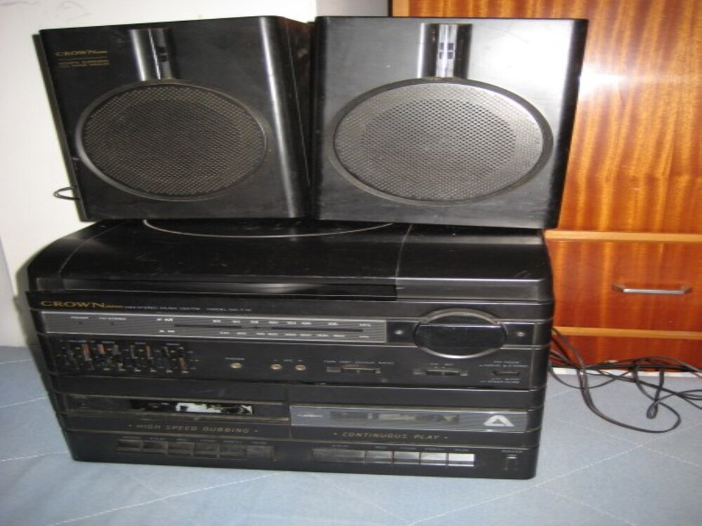 Retro music center,hifi két hangfallal