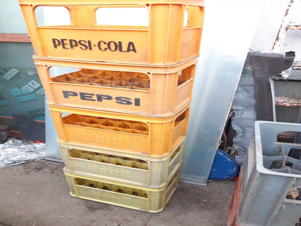 Retro PEPSI felíratos rekesz 24 férőhelyes