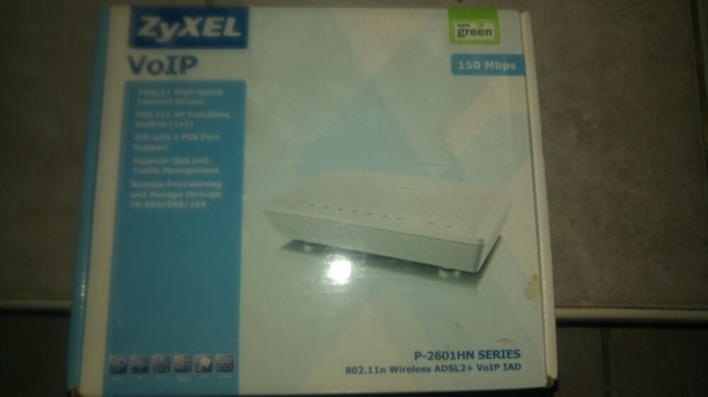 Zyxel P-2601HN-F1 ADSL modem, Wifi-s