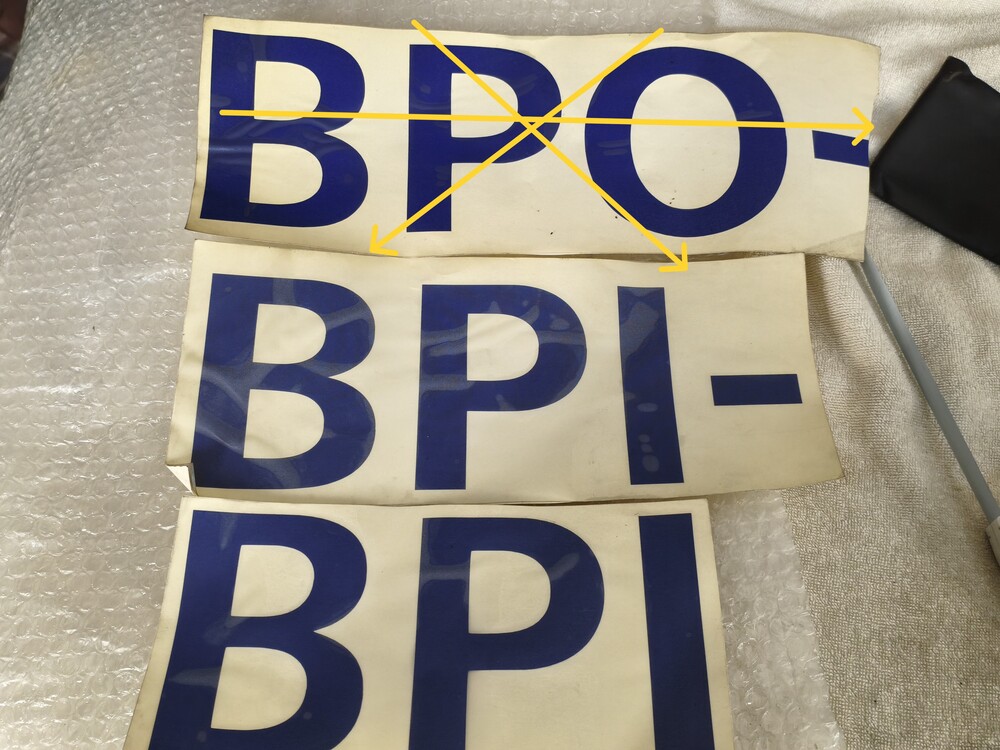 Ikarus matrica rendszám BPI