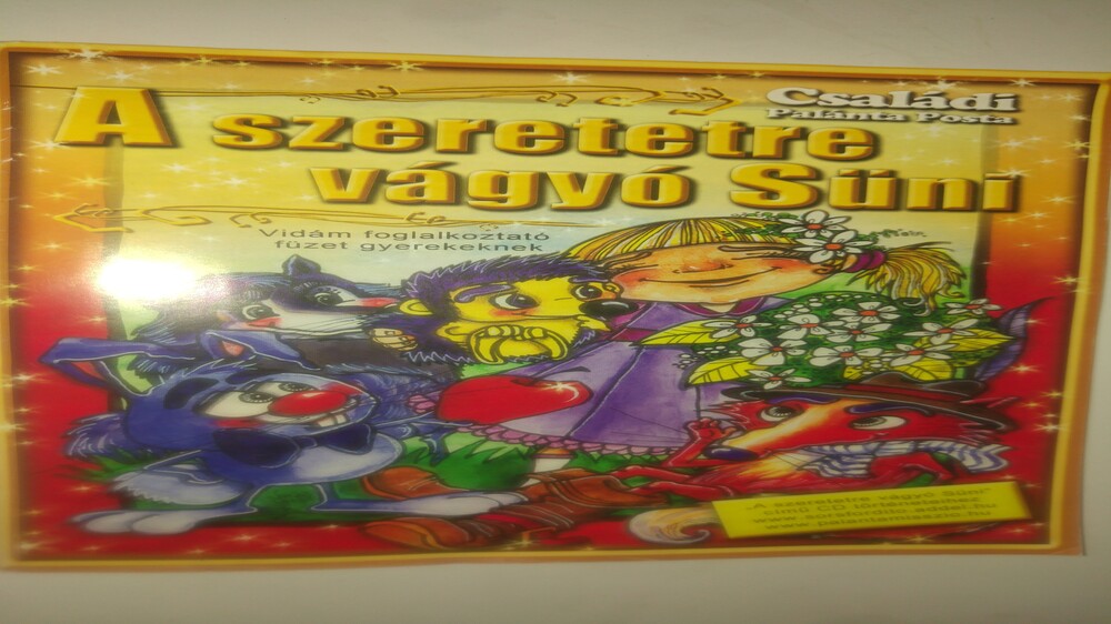 Kovátsné Kováts A szeretetre vágyó Süni - vidám foglalkoztató füzet