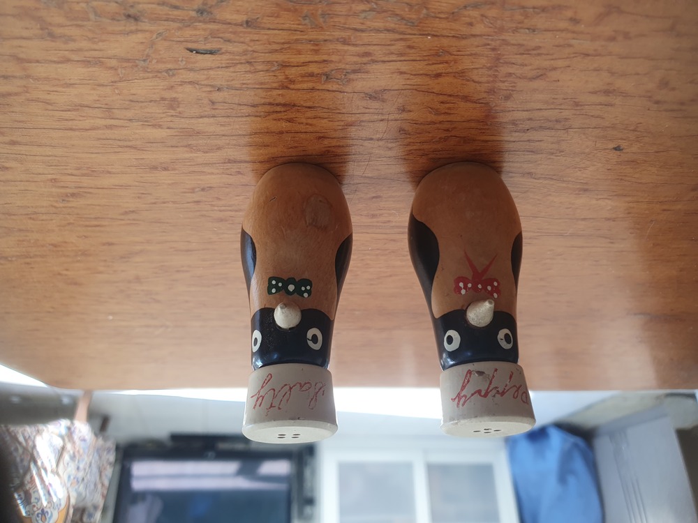 retro só bors szóró figurák(pingvinek Peppy, Salty)